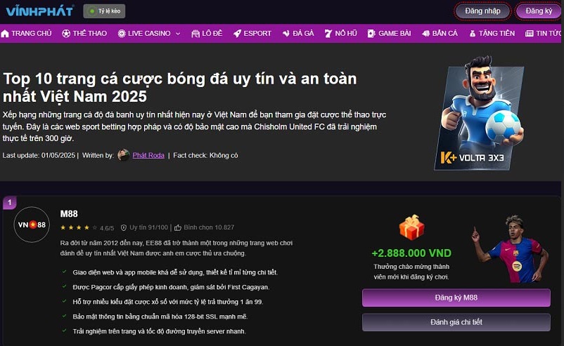 Vĩnh Phát Mobile là điểm đến tin tưởng của bet thủ